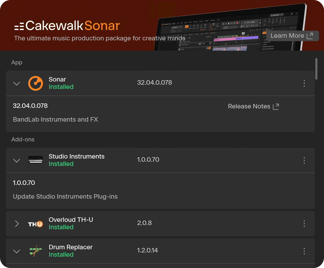 Cakewalk Sonar