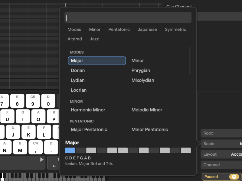 Musical performance tools in Cakewalk Next