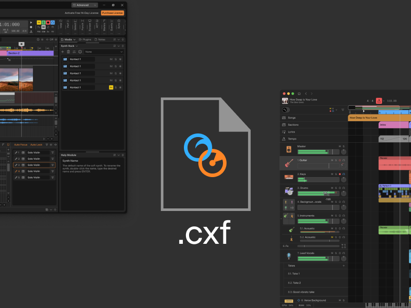 Cross-platform project portability in Cakewalk Sonar